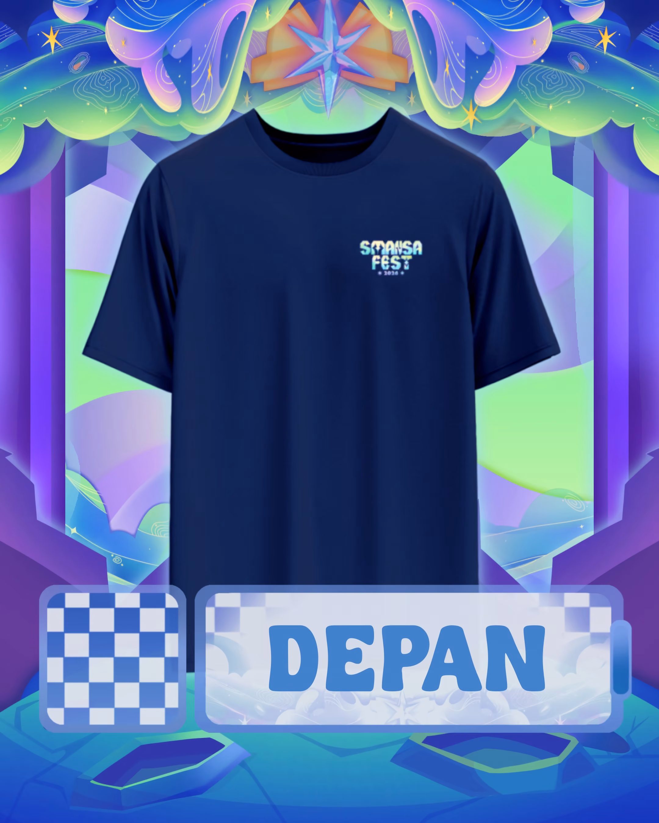 Kaos SmansaFest — Tampak Depan