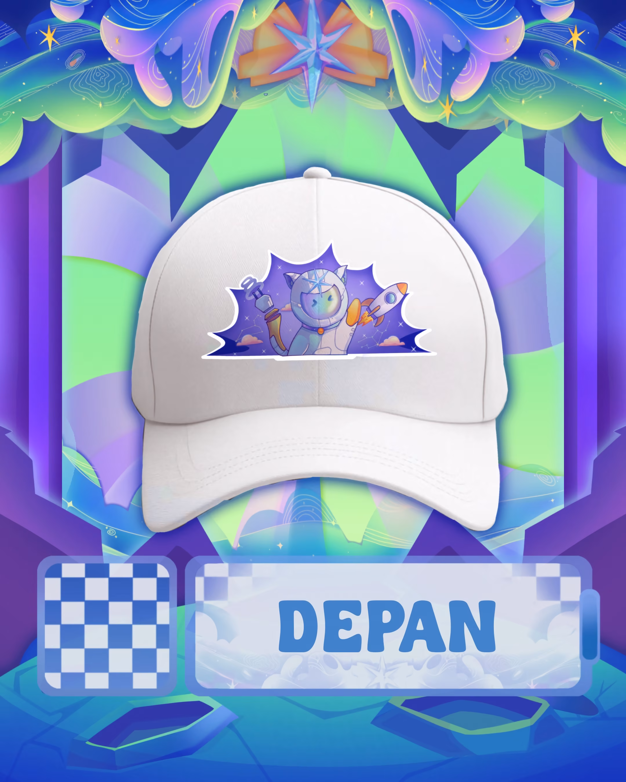 Topi SmansaFest — Tampak Depan