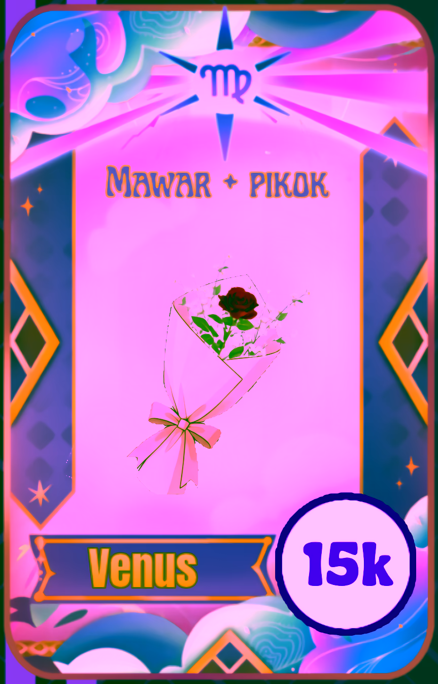 Venus — 1 mawar + pikok